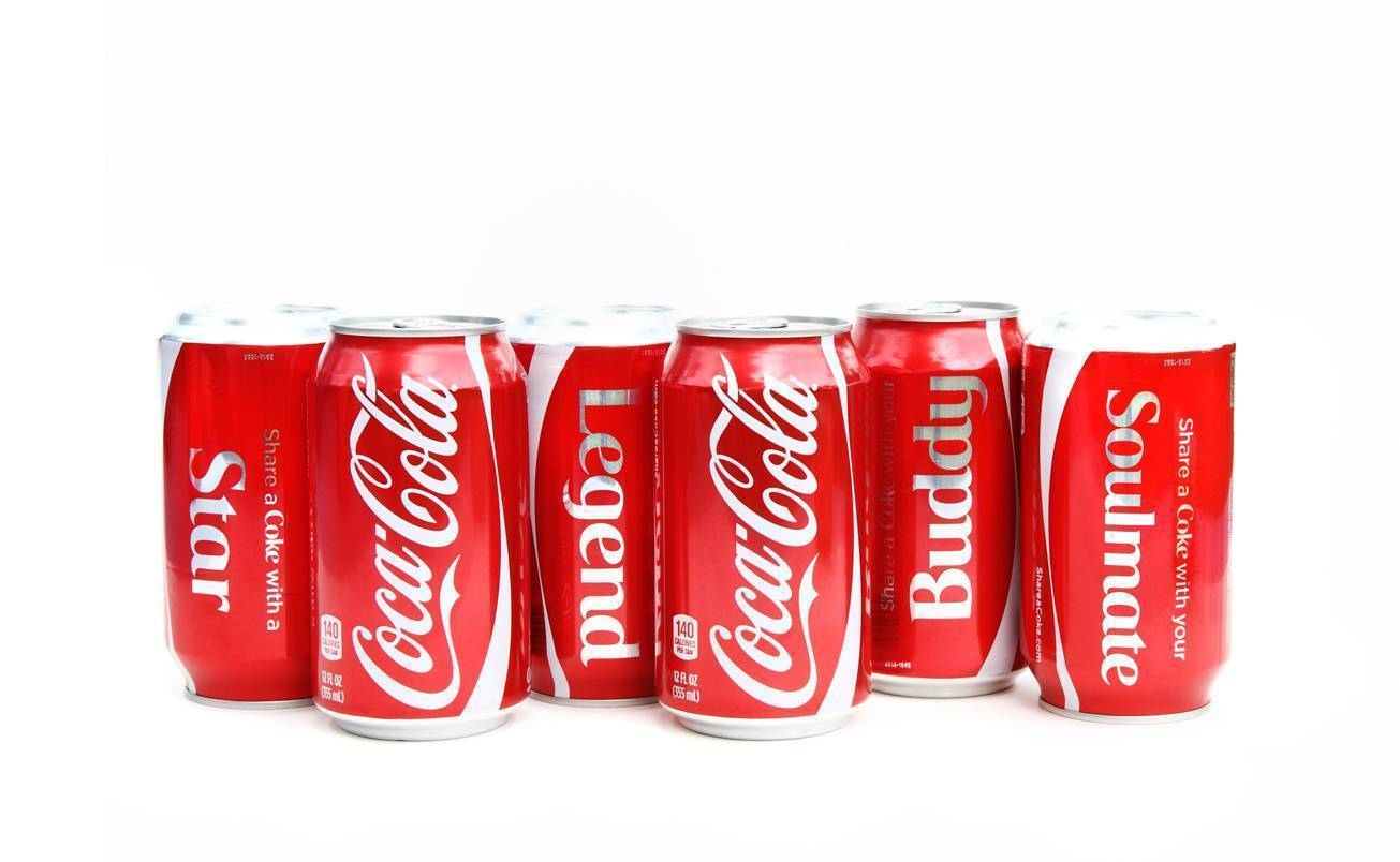 Share a Coke cans