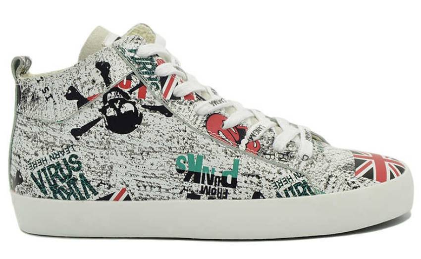 cangma printed leather sneaker