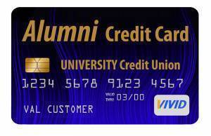 metallic ink on credit card