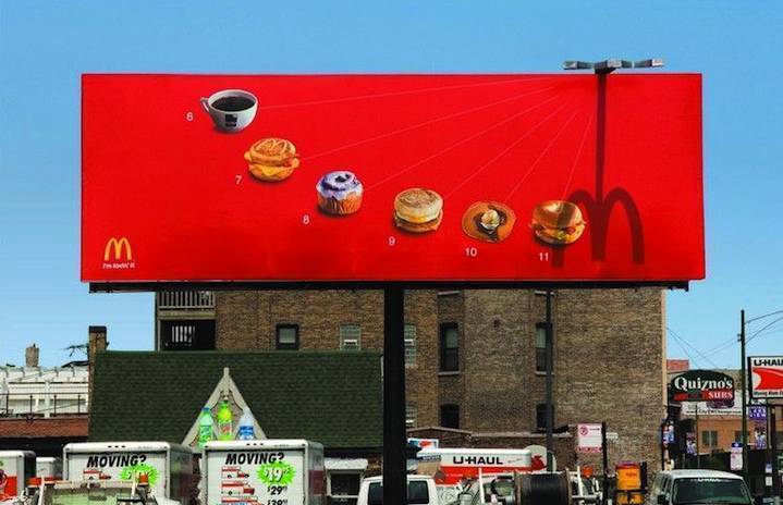 McDonald's billboard