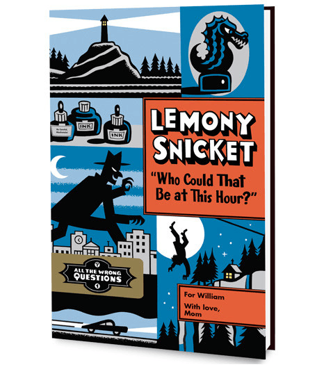 comic style book "Lemony Snicket: Who could that be at this hour?"