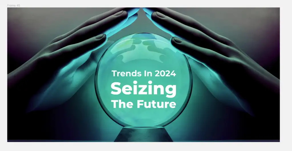 crystal ball representing the future for article about 2024 trends in inkjet printing